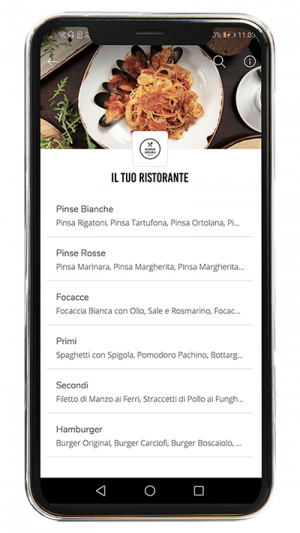 il tuo menu digitale schermata il tuo menu digitale schermata